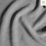 Stretch Polyester Spandex Grey Color Women Clothing Fabric 100D 40D Medium