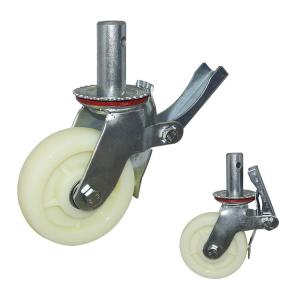 Quality CE 6inch PP Heavy Duty Scaffold Wheels With 200kg Capacity wholesale