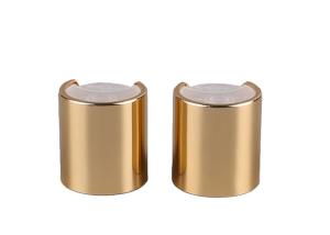 Quality Cosmetic Packaging Lotion Bottle Caps 20mm Silver Aluminum Pressed Caps wholesale