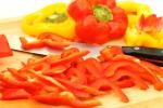 Frozen Mixed Red & Green Sweet Pepper Stripes