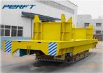 Industrial Ladle Transfer Cart Battery Powered Customized 1-300T Capacity