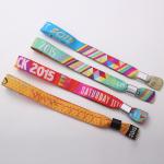 YDWB-015 Colorful Custom Wrist Band With Woven Jacquard LOGO