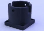 70*80 Lost Wax Casting Flange Location Connector Black Color 80 Length