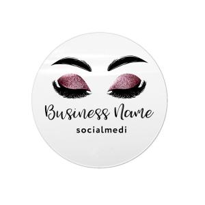 Quality Vinyl Cosmetic Box Sticker Labels CMYK Luxury Private Label Sticker wholesale