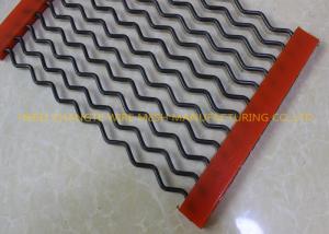 Quality Sand Gravel Crusher Hooked Screen 1mm Crimped Woven Wire Mesh wholesale