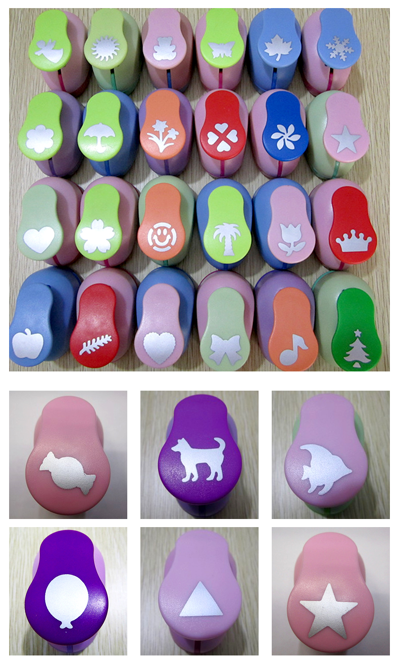 DIY Decorative Mini Eva Foam Embossing Device Hole Craft Paper Punch with Customized Logo