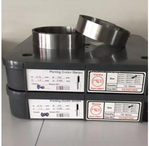 Quality Stainless Steel Doctor Blades For Flexo Printing 0.152mn Thckness wholesale