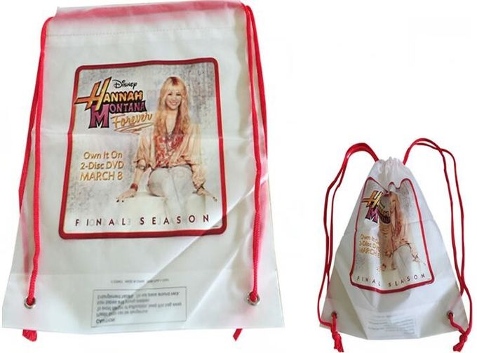 Biodegradable drawstring laundry poly bag with printing,Logo Printed Poly Drawstring Hotel/Travel Laundry Plastic bag