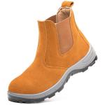 Non Slip Welding Safety Shoes Durable Leather Safety Shoes For Men