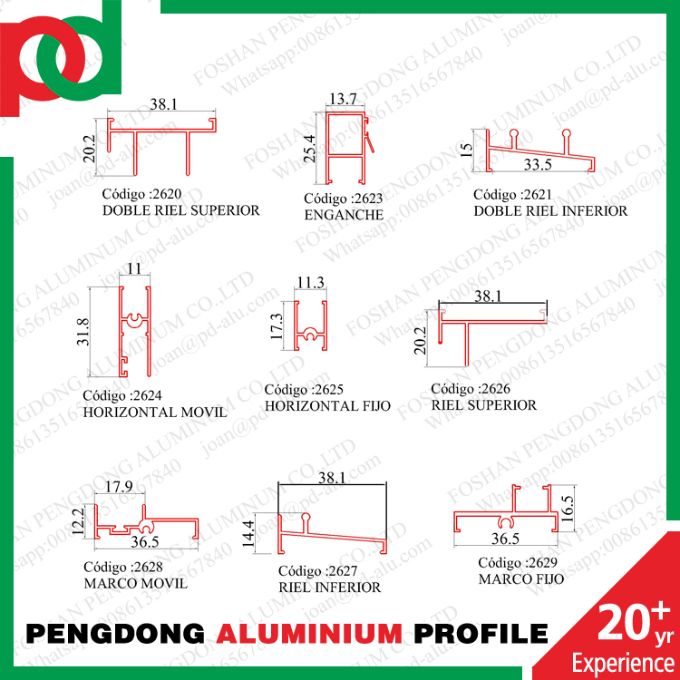 Black Anodized Serie 3825 Aluminium Window Profiles For Door And Furniture