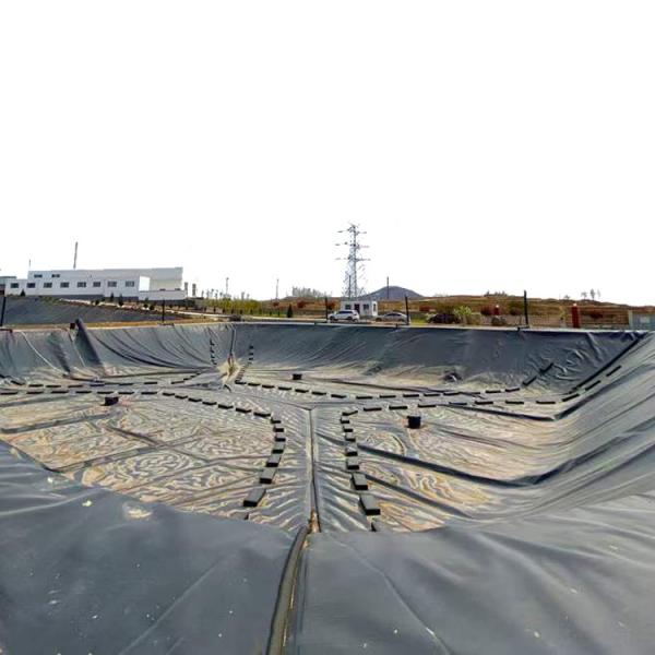 2023 HDPE Geomembrane for Dam Landfill Aquaculture Fish Farm Pond Liner Black
