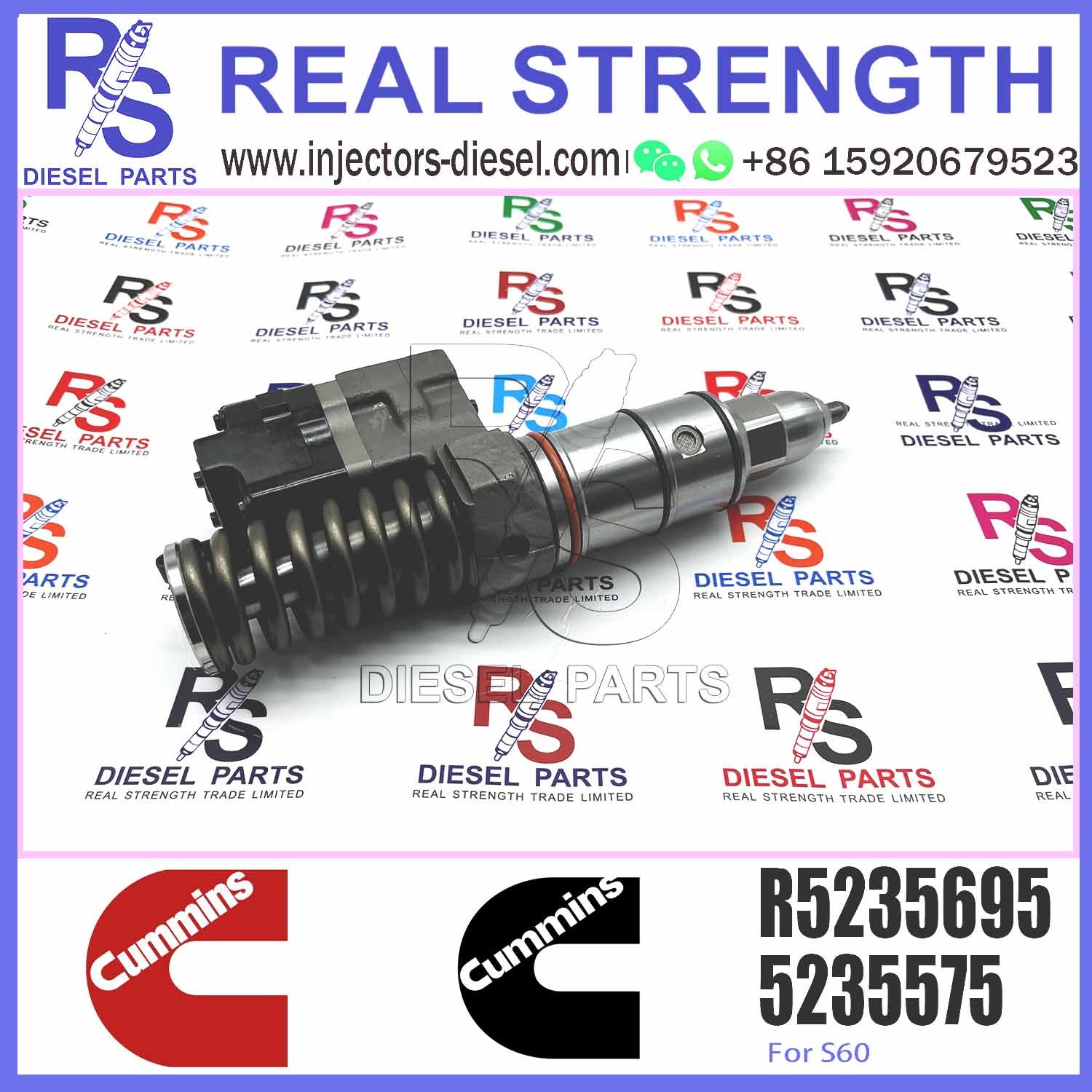 D-etroit 12.7L SERIES 60 N2 Common Rail Diesel Fuel Injector 5237045 5237821 5237820 R5236952 R5236347 R5235915 R5235695