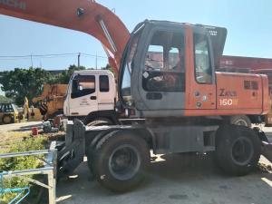 Quality Original Color Used Hitachi ZX160W Wheel Excavator In Good Condition wholesale