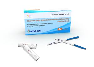 Quality 100% High Sensitivity TP Syphilis Qualitative Detection Cassette wholesale