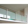 Buy cheap Opaque White Railing Glass Easy Cleaning Nano Coating High Purity from wholesalers