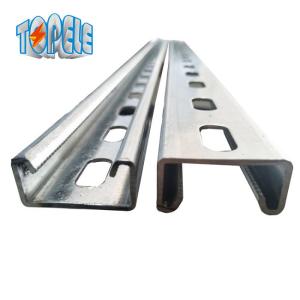 Quality 1 - 5/8 Single 10 Feet Steel Unistrut Channel Slotted wholesale