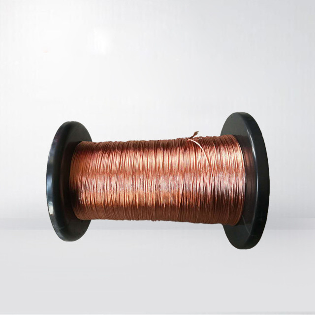 Overall Diameter 0.1 - 1.0mm Common High Frequency Litz Wire ETFE Insulation Copper Stranded Litz Wire