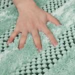 Soft Water Absorbent Microfiber Shag Rug Machine Washable Microfiber Shower Mat