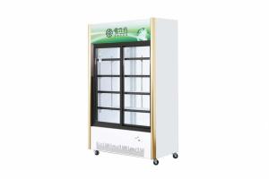 Quality Commercial Double Glass Door Display Freezer Sliding Beverage wholesale