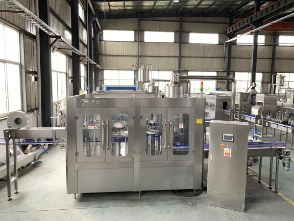 0.3 - 2.5L Beverage Filling Machine , Liquid Filling Equipment For Juice / Tea