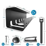 Organize Your Office Cables with this Non-folding Rack Cable Management