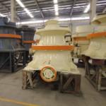Operation Single Cylinder Hydraulic Cone Crusher Machine 40-210t/h
