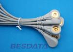 10 Leads EKG Cable Electrodes Adaptor Din 3.0 / Banana 4.0 Plug Conver To Snap