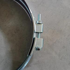 Quality Havc Duct System Spiral Duct Clamp Rapid Lock Carbon Steel Wide Ring Clamps wholesale