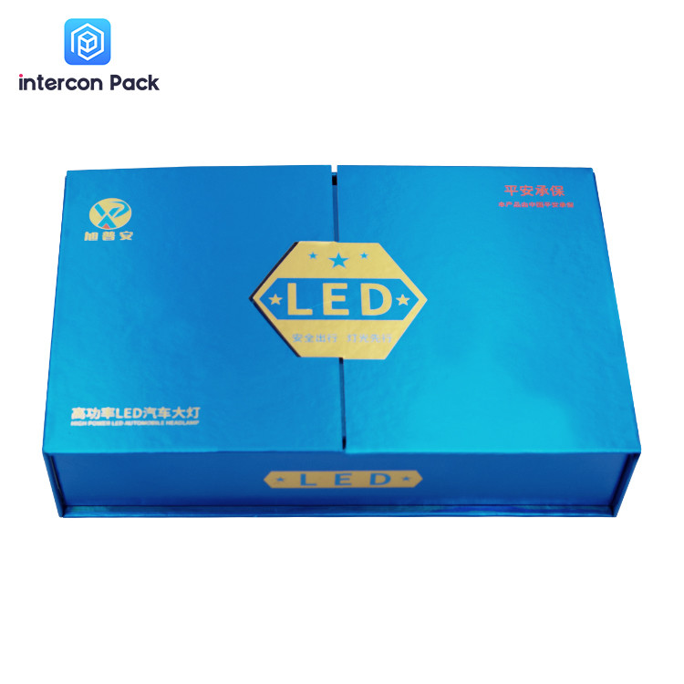 Interconpack Luxury Boutique Box Magnetic Flap For Electronic Lamp
