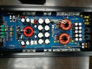 Quality Car amplifier class d mono 1500w RMS @ 1 ohm silver color-1500.1D wholesale
