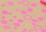 Recycled Paper Gift Bags With Grosgrain Handles Hot Transfer Printing