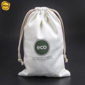 Quality Eco Packaging Solutions Sustainable Bamboo Fabric Drawstring Dust Bag wholesale