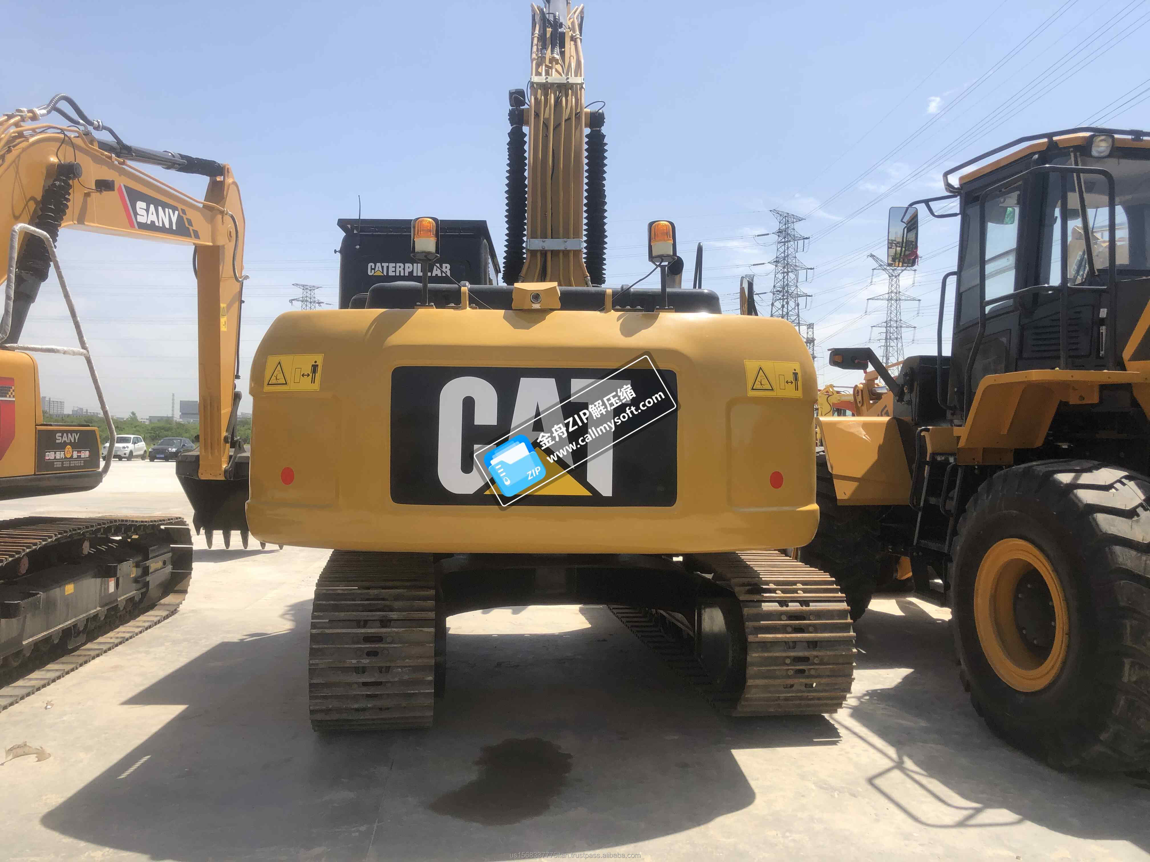 Second-Hand Machinery 32 Ton Used Cat 320DL Excavator with Original Hydraulic Cylinder