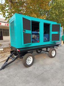 Quality 80KW Quiet Trailer Type Generator Soundproof With Steel Frame wholesale