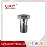STAINLESS STEEL MATERIAL BRAKE HOSE FITTINGS SINGLE BANJO BOLT M10 X 1.25
