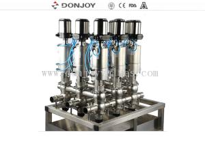 Quality DN40 Hygienic Stainless Steel Mixproof valve with C top wholesale