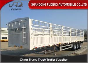 Quality Carbon Steel Tri Axles Heavy Dropside Side Wall Trailer wholesale