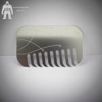 Credit Logo Printing Metal Mirror Business Card Etch Engrave Crafted Rectangle