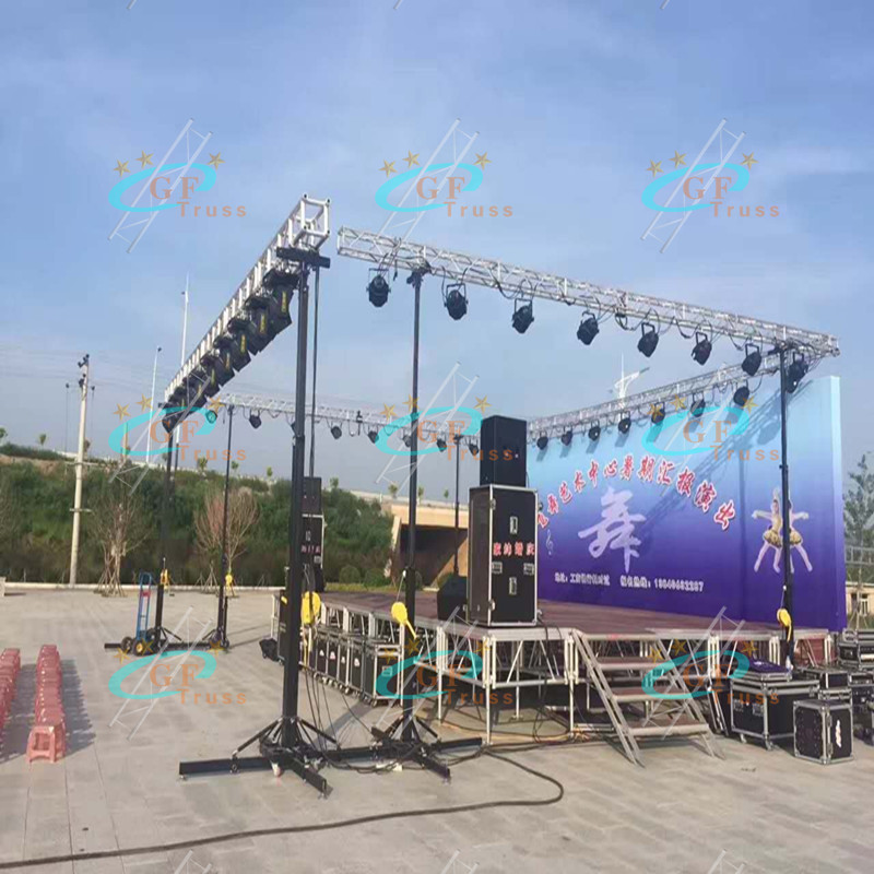 Customizable Aluminum Frame Event Lighting Stage Truss For Concert