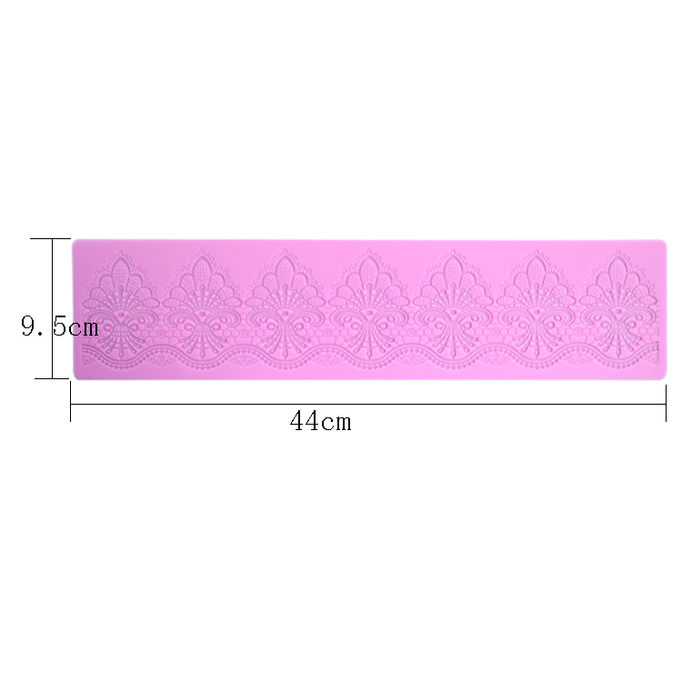 Homemade Silicone Baking Utensils Stocked Fondant Lace Moulds For Cake Decorating