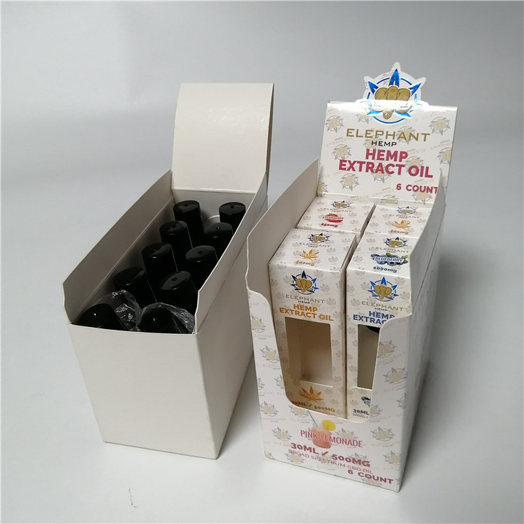 Custom Design Print Paper Display Box for kratom bags display folding paper box for card display
