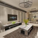 Modern Stainless Steel Marble Hotel Banquet Hall Square Coffee Table