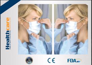Quality Disposable Sterile Surgical Masks , Face Mask Medical Use For Mouth Protection wholesale