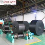 Lower Cover Thickness 0-4.5 Abrasion Resistant Polyester Fabric Rubber Conveyer