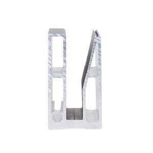 Quality Aluminum U Shape Glass Channel Matching 10-13mm Glass Tempered Glass Balcony Enclosure wholesale