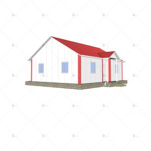 Quality Heya-3B02-A China 3 room sandwich panel house prefabricated prefinished volumetric construction wholesale