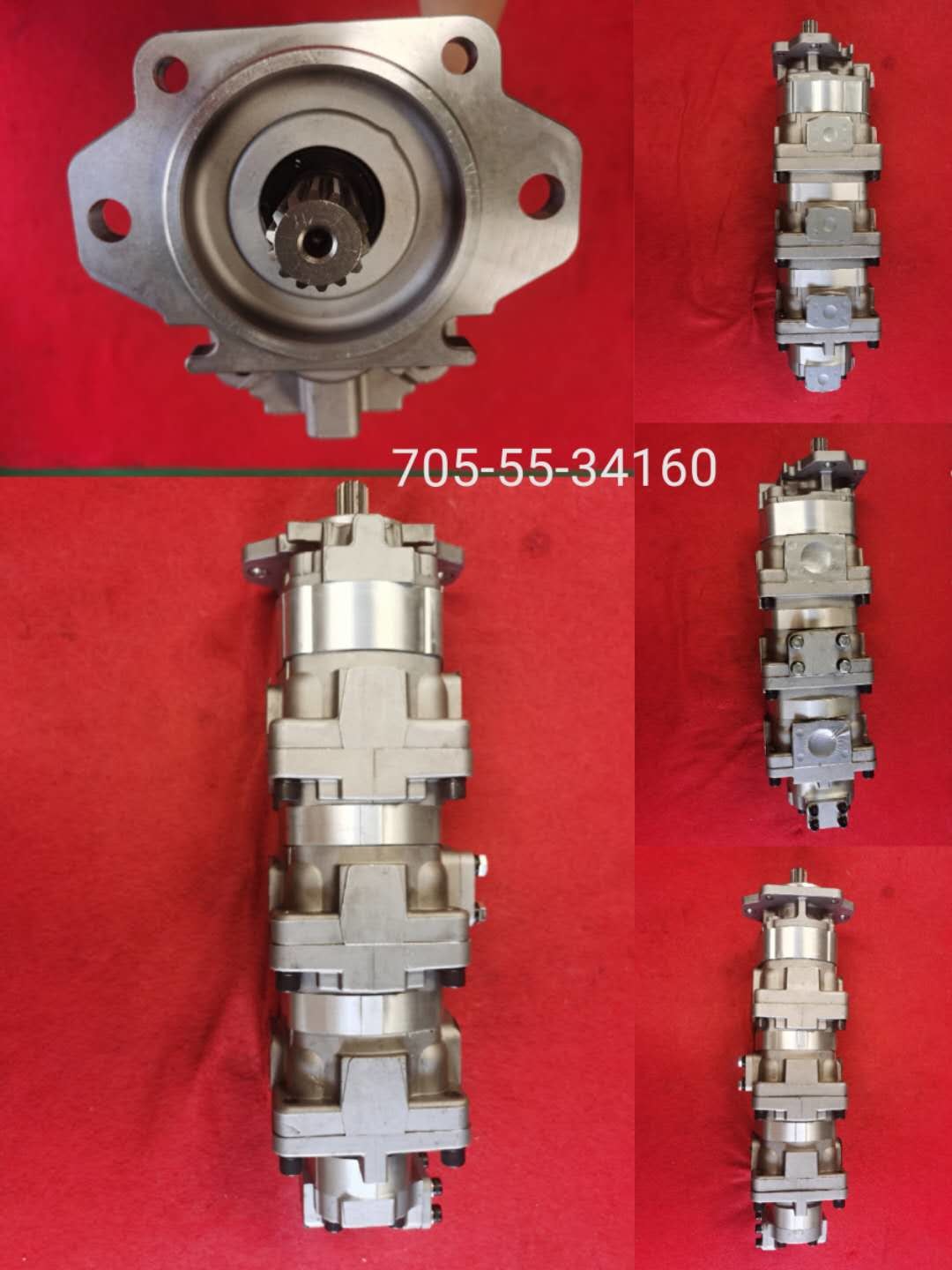 705-55-34160 Komatsu Wheel Loader Gear Pump WA300 WA320 Weight: 45.3 kgs