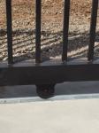 Customized Black Zinc Steel Metal Garrison Fence Panels Maintenance Free