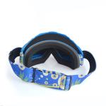 Comfortable Motocross Goggles UV400 Protection With Anti Slip Silicone Strap