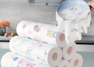 Quality Wood Pulp Spunlace Spunlace Nonwoven Fabric Industrial Machine Cleaning Wipes wholesale